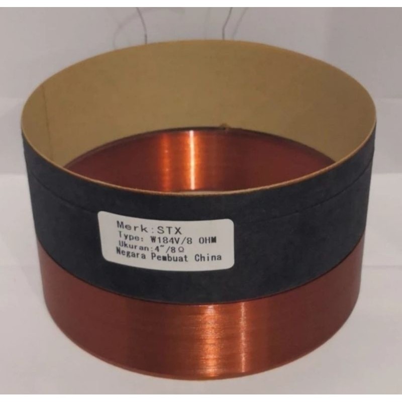 spul speaker 18 inchi 184V 4" 4 inchi spool spull rekoil lilitan spol MER STXDESKRIPSI VOICE COIL, S