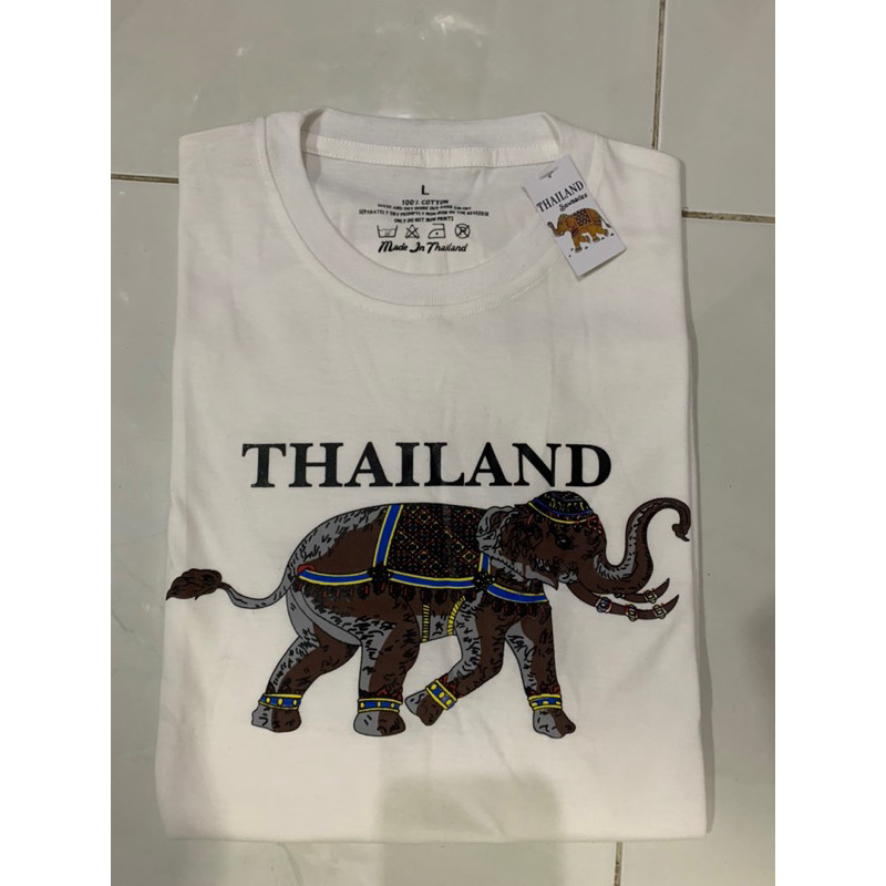 kaos oleh-oleh thailand gajah