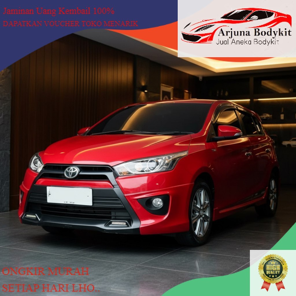 BEMPER/BUMPER YARIS bodykit toyota yaris lele 2014-2017 TRD