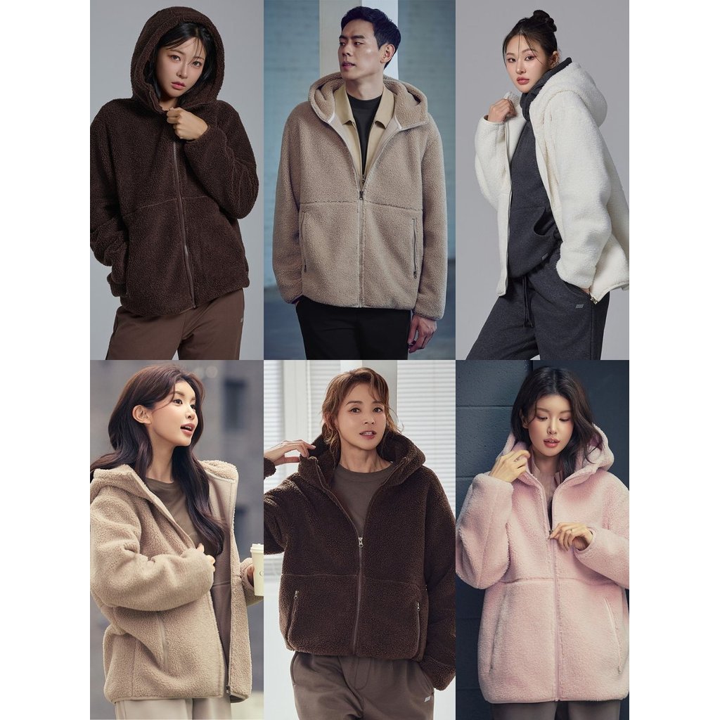 Jaket Sherpa Hoodie Unisex | Sherpa Boa Tech Hooded Jacket - STL-9612