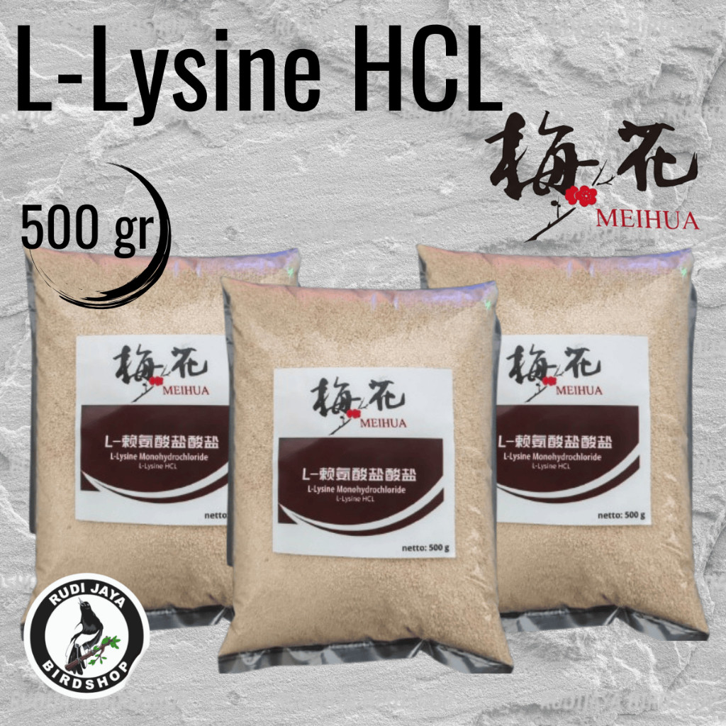 L-LYSINE 500 GRAM LYSINE LISIN LYSIN LISINE LEUSIN VITAMIN PENAMBAH NAFSU MAKAN KUCING AYAM ANJING