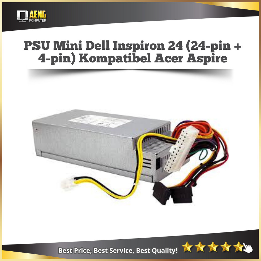 PSU Power Supply PC Mini Dell Inspiron 24 4-Pin | Cocok Acer Aspire & Veriton