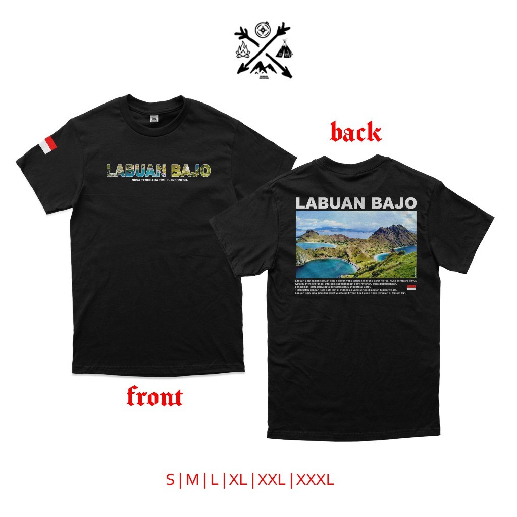 Kaos Labuan Bajo Katun Combed