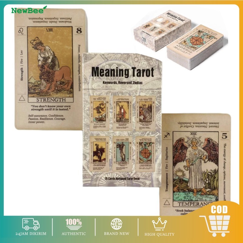 Arti Kartu Tarot Untuk Ramalan Misterius Ramalan Tarot Kartu Permainan Papan Meaning Cards 78Kartu