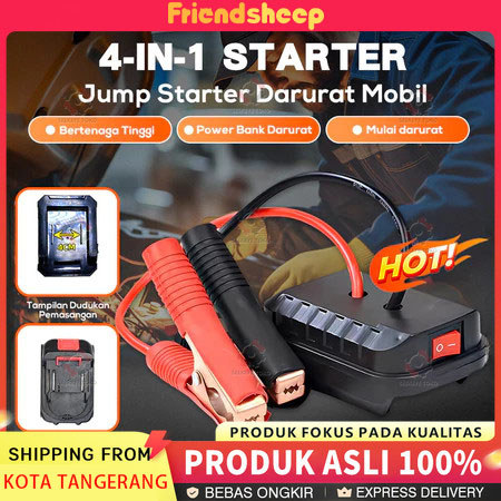 COD Starter Jumper Mobil Portabel Starter Jumper Aki Mobil   Kotak Jumper Portabel Baterai Lithium  