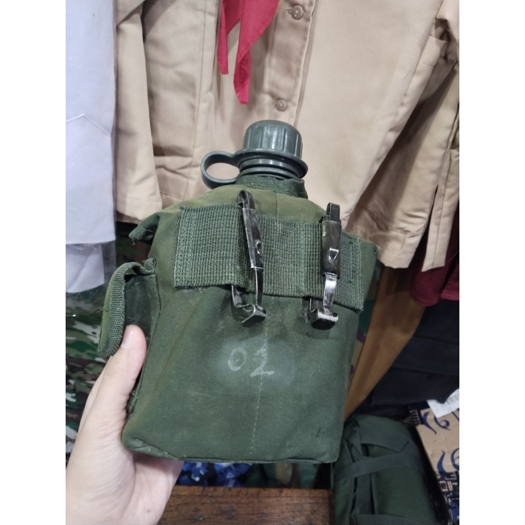 VEPLES TNI BEKAS - PEPLES TNI SECOND - BOTOL TEMPAT MINUM TNI BEKAS