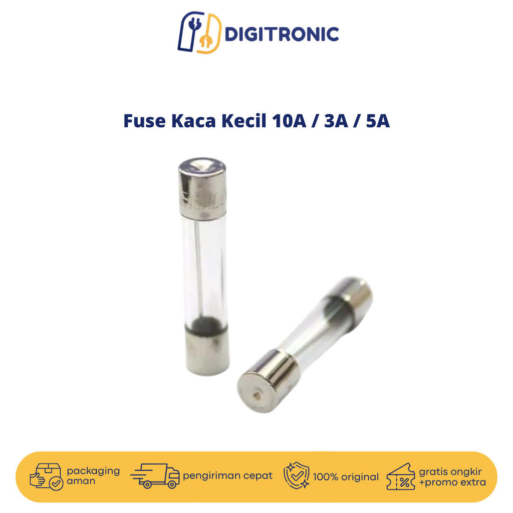 Fuse Kaca Kecil 10A / 3A / 5A