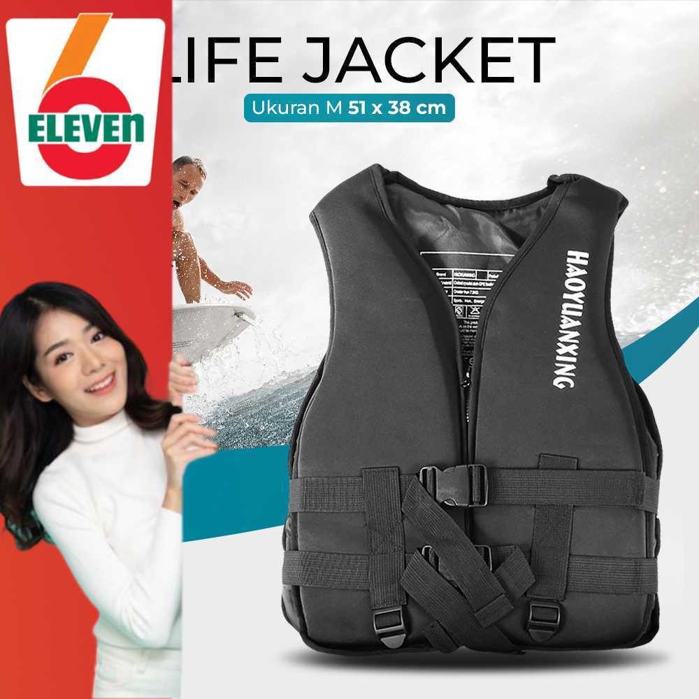 6ELEVEN - HAOYUANXING Jaket Pelampung Renang Dewasa Life Jacket Water Sport Vest - JR-38