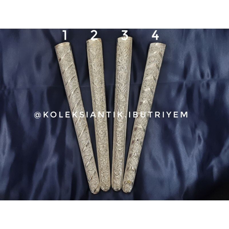 Pendok Keris Bunton Sepuh / Lapis Perak