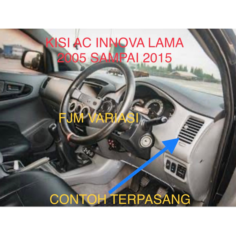 KISI AC KISI ANGIN UDARA DASBOR MOBIL TOYOTA INNOVA INOVA 2004 2006 2008 2010 2012 2014 2015 KANAN S