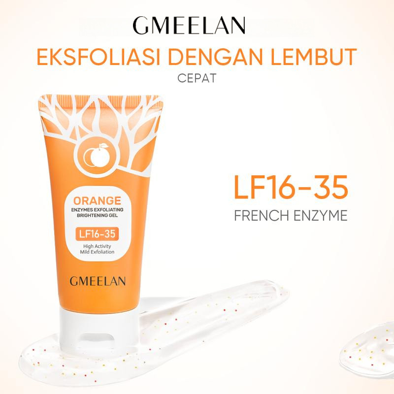 GMEELAN 1 Menit Orange Exfoliating Gel 50gr  GMEELAN Orange Whitening Peeling Gel﻿ Eksfoliasi