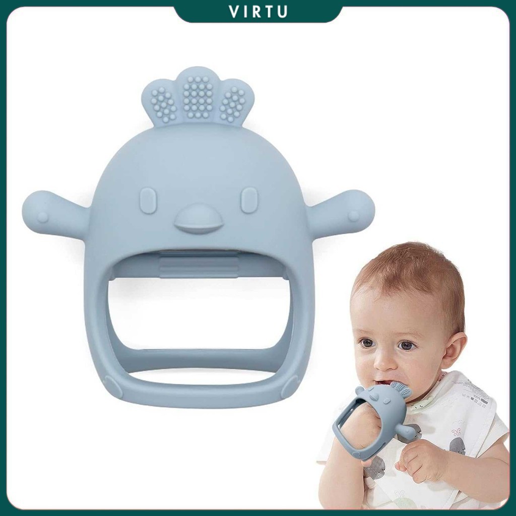Baby Teether Toys Silicone Chewable Hand Breast Feeding - PL10