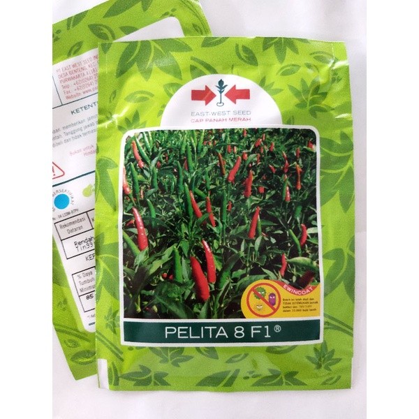 Benih cabe rawit PELITA 8 F1 2250 butir, cabe rawit hibrida cap panah merah