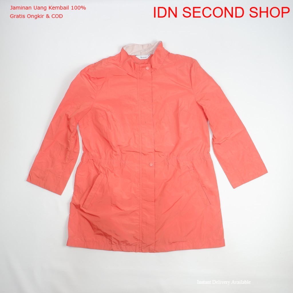 Lightweight Long Jacket Snap Button Casual Wear – Preloved