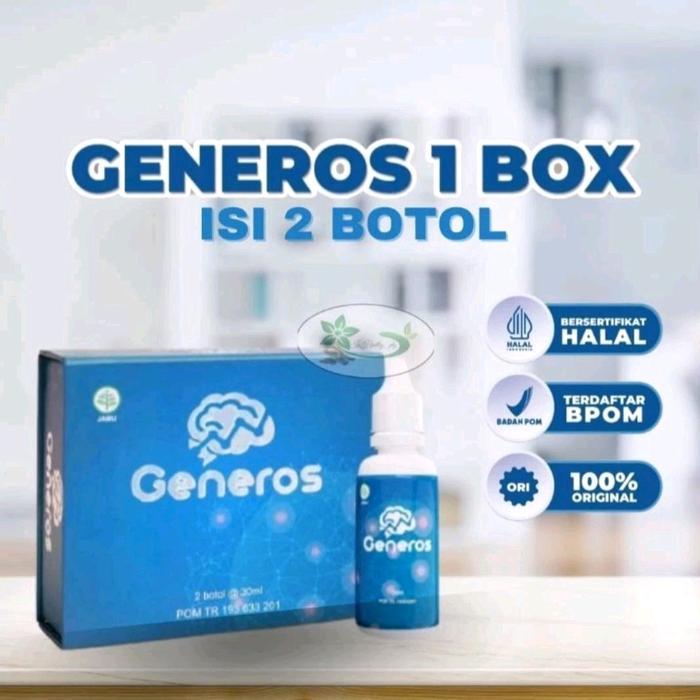 1 BOTOL GENEROS SPEECH DELAY DAN VITAMIN OTAK ANAK ASLI