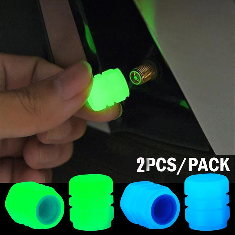 Luminous Night Glowing Motorcycle Wheel Tyre Valve Caps Decors For Ktm 390 Adventure Motorcycle gita