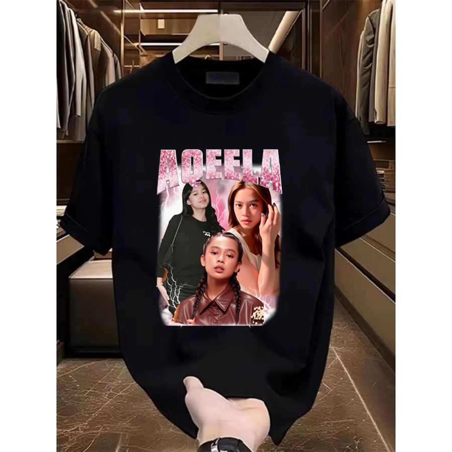 [COD]Premium Bandar Kaos Aqeela Calista - Baju Vintage Bootleg Asrama Gen z - T-Shirt Vintage Street