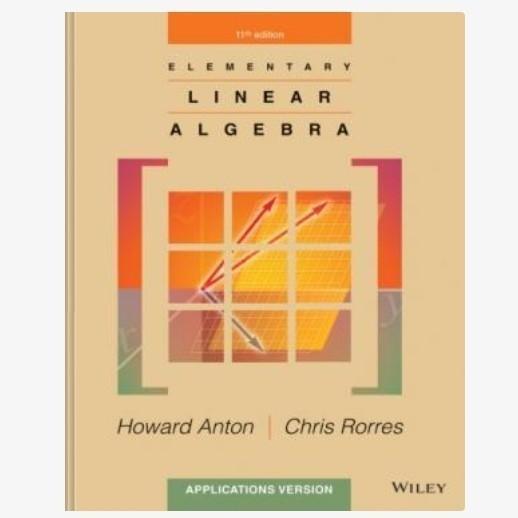 Elementary Linear Algebra