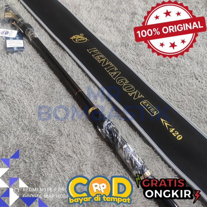 Joran Pancing Laut  Antena Orca Pentagon Extra Fuji 390. 420 - extra 420 -bomb