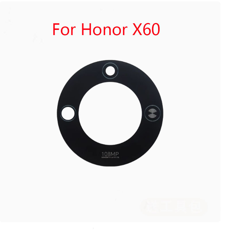 For Huawei Honor X60 X60i x60pro Back Rear Camera Lens Glass Cover With Adhesive Sticker Repair Part