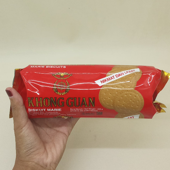 Khong Guan Biskuit Marie 225gr Biskuit Khong Guan Marie Renyah Untuk Hadiah