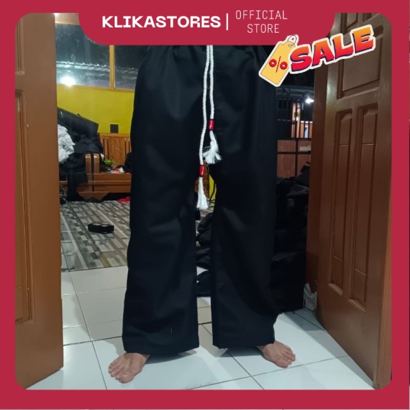 CELANA WAROK Tali songket Murah|CELANA SILAT HITAM LENGKAP DENGAN USUS| CELANA SILAT MURAH AC