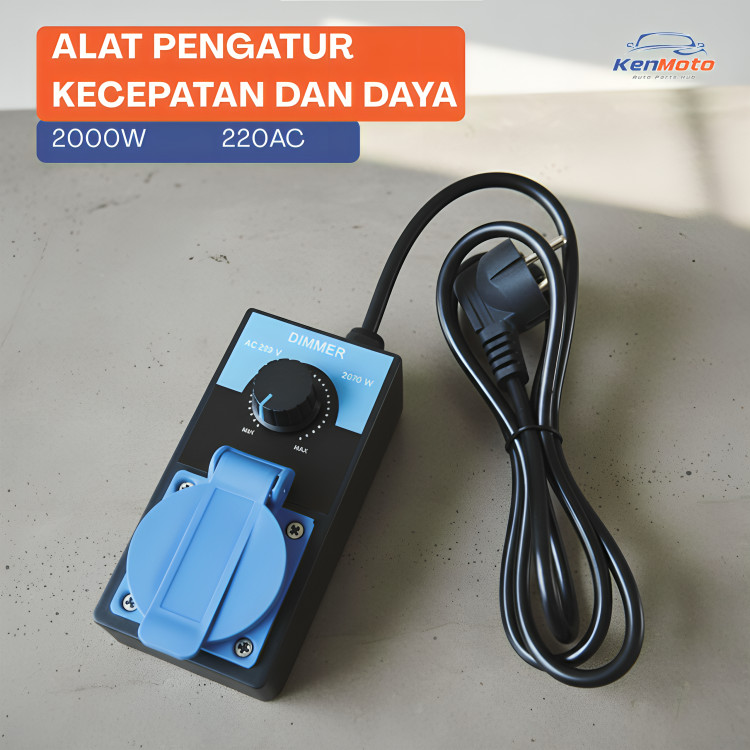 Dimmer Speed Control 2000W Pengatur Kecepatan Gerinda Dimmer Gerinda 2000 Watt AC 220V