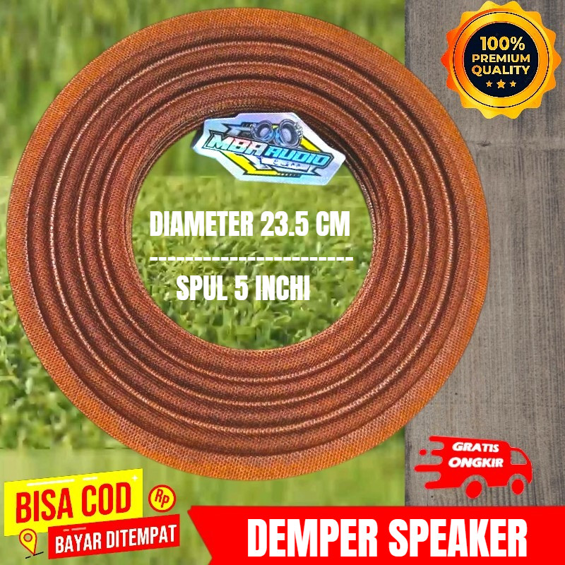 Damper Speaker 18 Inch Premium – Dumper 23.5cm Lubang Spul 5 Inch