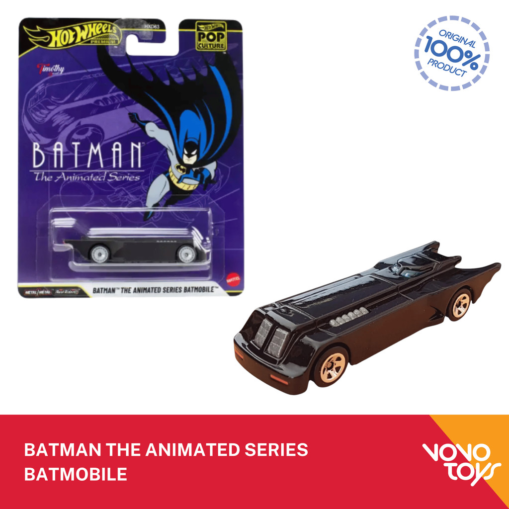Hotwheels Premium Batman The Animated Series Batmobile
