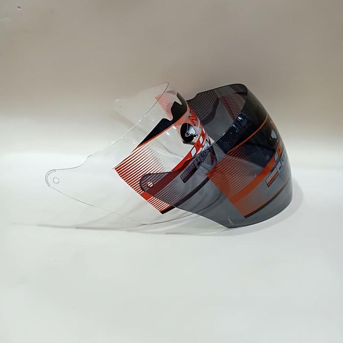 REVZONE KACA/VISOR HELM GM EVOLUTION 100% ORGINAL NDR - Putih