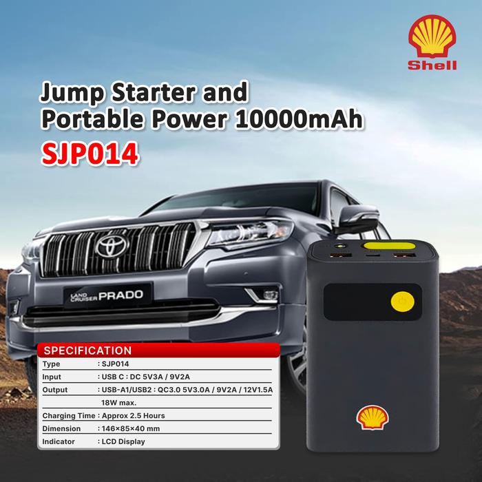 Shell Powerbank Jump Starter - Jumper Aki Mobil