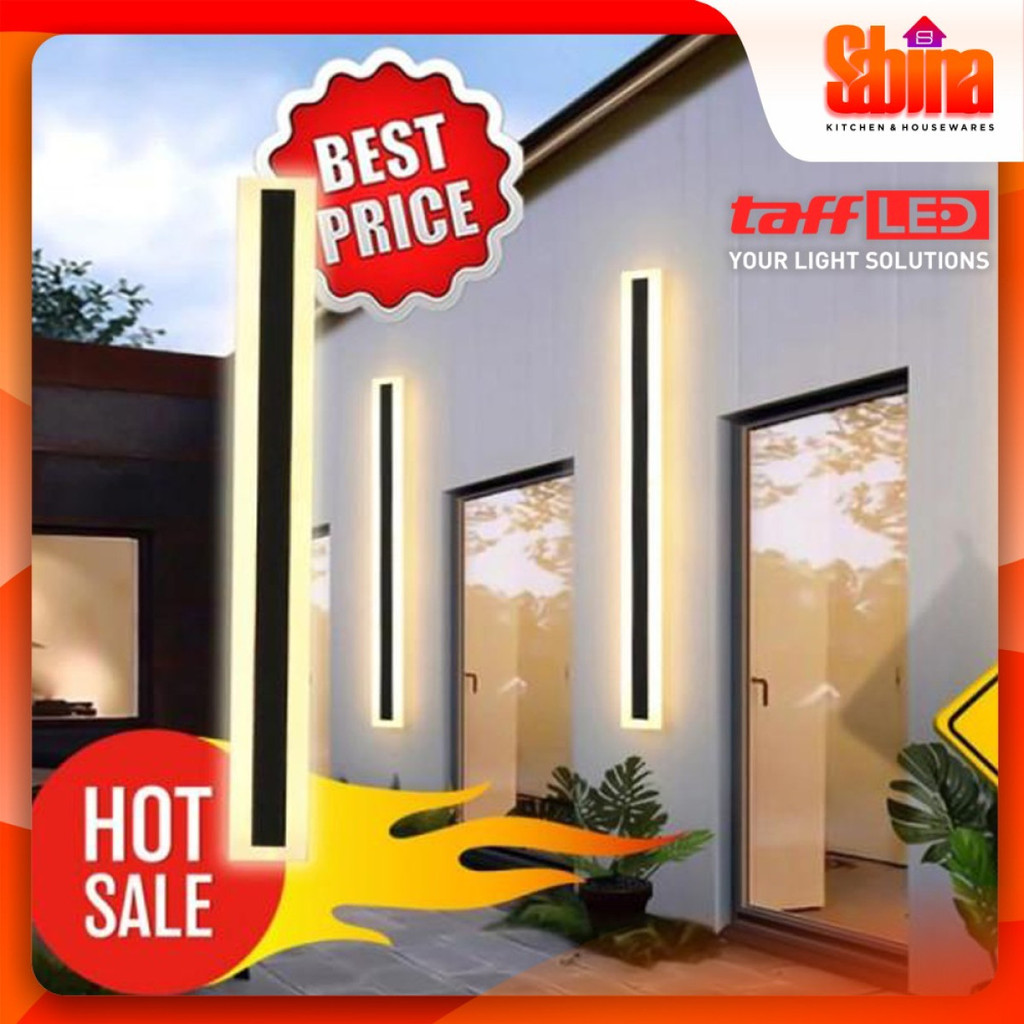 Lampu Dinding Panjang Dekorasi Minimalis Long Strip LED Wall Lamp 24 W