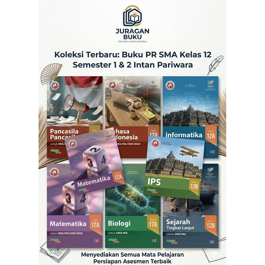 Buku Pr Lks Sma Kelas 12 Semester 1&2 Intan pariwara Tahun 2026