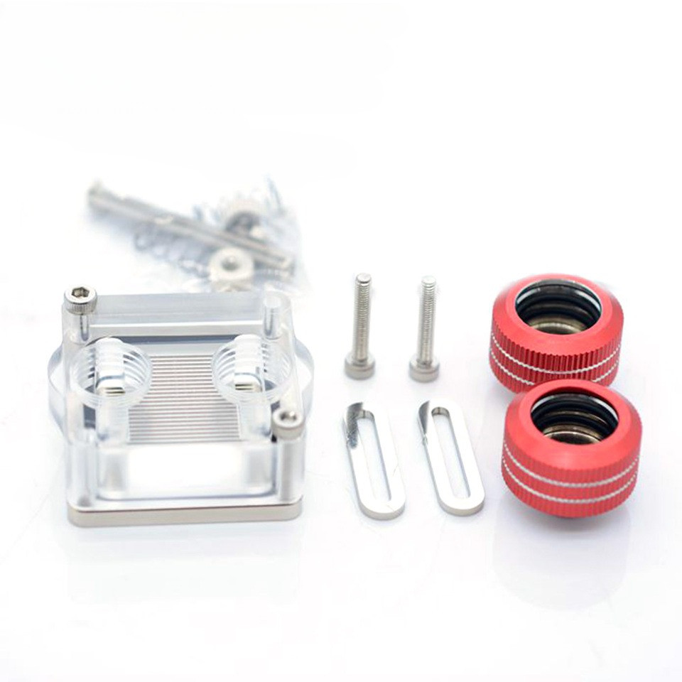 FREEZEMOD Intel AMD Basical CPU Water Block Transparent North North Bridge Computer Cooler Block MOD