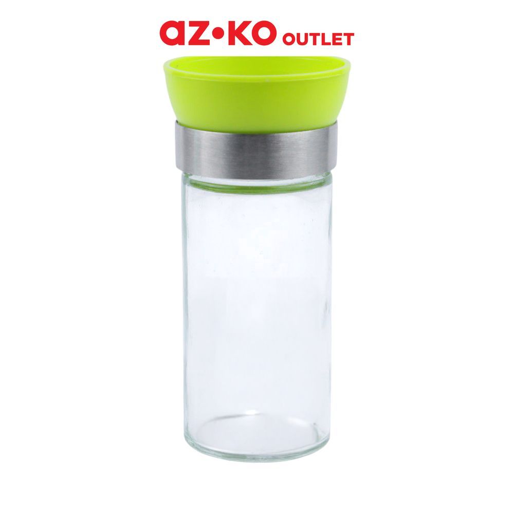 Krischef Botol Bumbu - Hijau Tempat Bumbu Wadah Bumbu Spice Jar Tempat Rempah Wadah Rempah