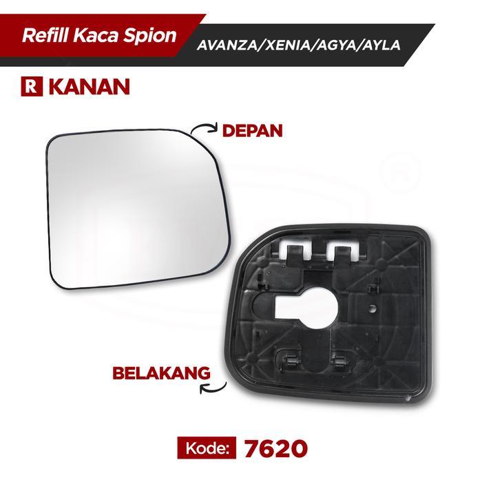 Kaca Spion Refill - Spion Mobil Avanza Xenia Agya Ayla - Kanan