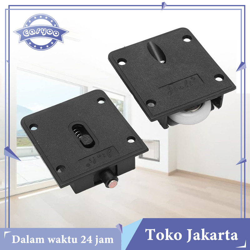Paket 4set Roda Pintu Sliding Lemari Roda Geser Roda Sleding Pintu Lemari Sparepart Roda Pintu Lemar