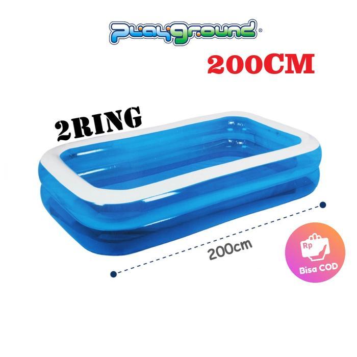 (LIVE) Kolam renang anak 2 METER kolam mandi bola ukuran jumbo inflatable pool kolam renang karet KE