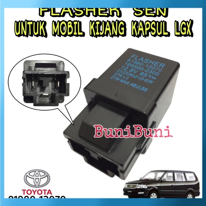 Original FLASHER / Flaser Otomatis Sen Untuk Mobil Toyota KIJANG KAPSUL LGX 7K / EFI PRJ TERBARU 202