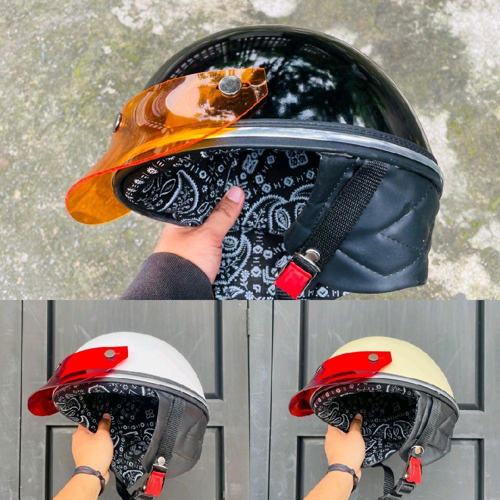 Helm Chip Retro Busa Motif Slayer Batik Bandana Free Topi Pet