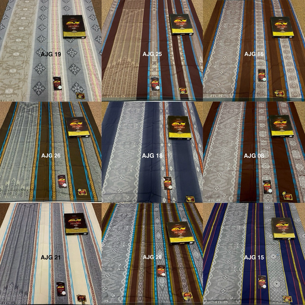 SARUNG ATLAS PREMIUM JAGUAR SONGKET GOLD