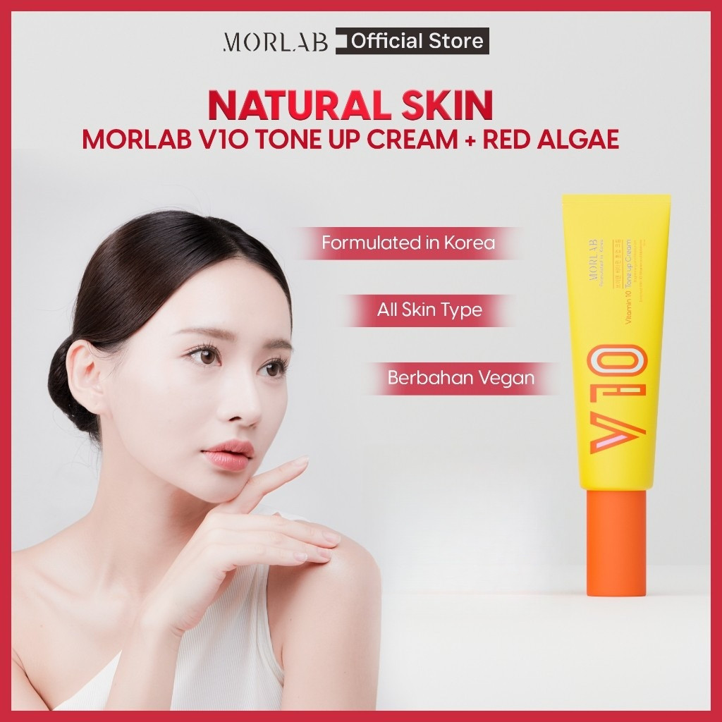 NATURAL SKIN - MORLAB V10 TONE UP CREAM + MORLAB RED ALGAE