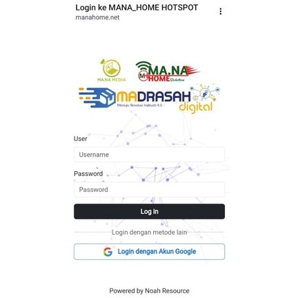 LOGIN PAGE HOSTPOT GMAIL | NOAH RESOURCE | AUTENTIKASI GMAIL [LOGIN DENGAN AKUN GMAIL]
