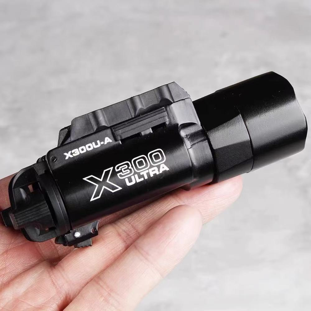 X300U Tactical  Mount Flashlight 500 Lumens Alloy Metal Bright Light - Glock Compatible Heavy Duty T
