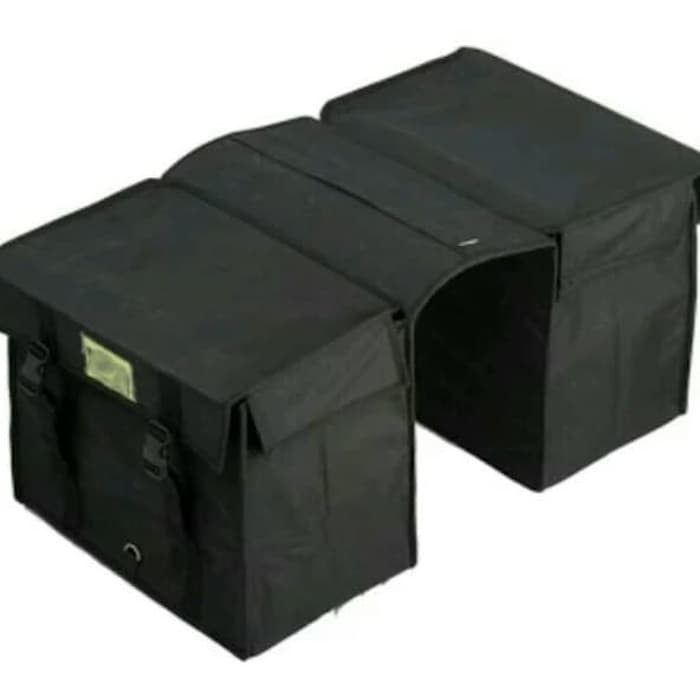 (TPOS)   Tas Motor kurir Anti Air Tebal Kuat Tas Obrok Pos Kurir Keranjang Motor