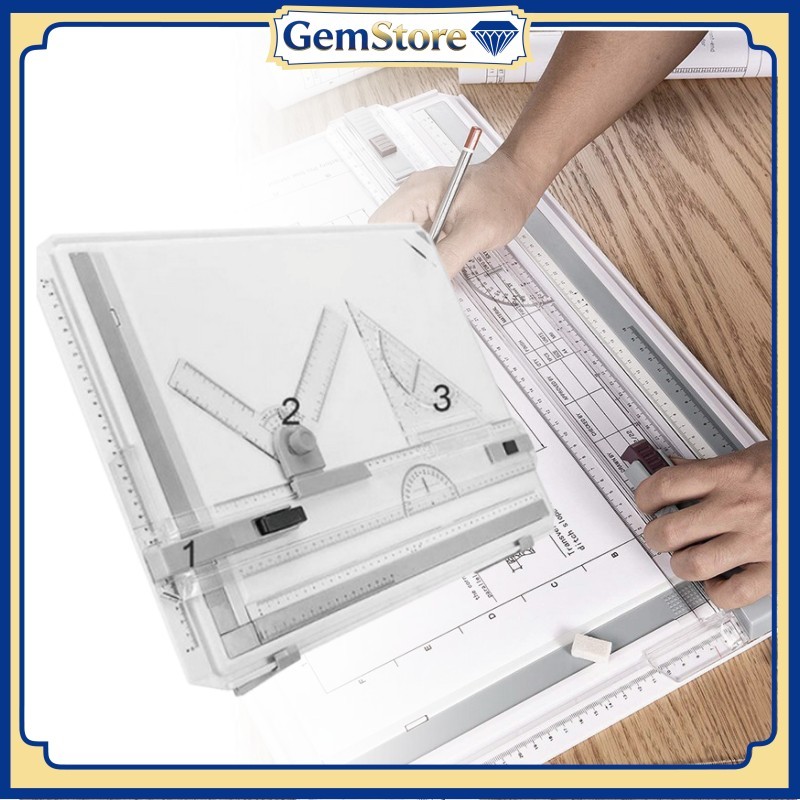 Drawing Board A3 Professional Meja Gambar Arsitek Free Rotrin Mirip Isograph Rapido Untuk Belajar Te