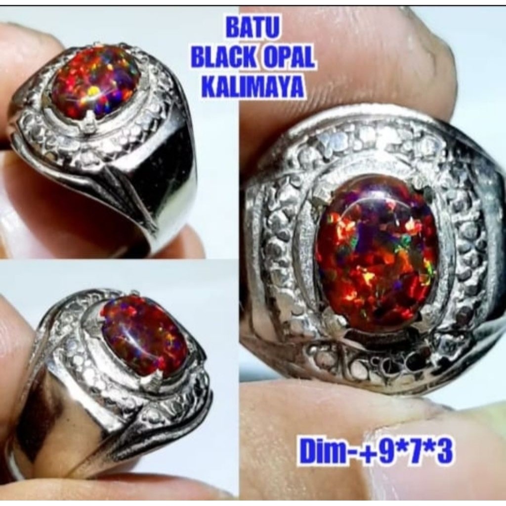 cincin batu Opal kalimaya jarong