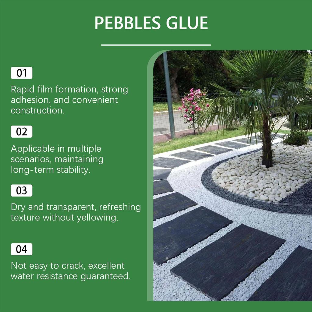 Landscaping Glue Mulch Glue 120ml WeatherResistant Stone Binder Adhesive Spray for Paths Driveway Ou