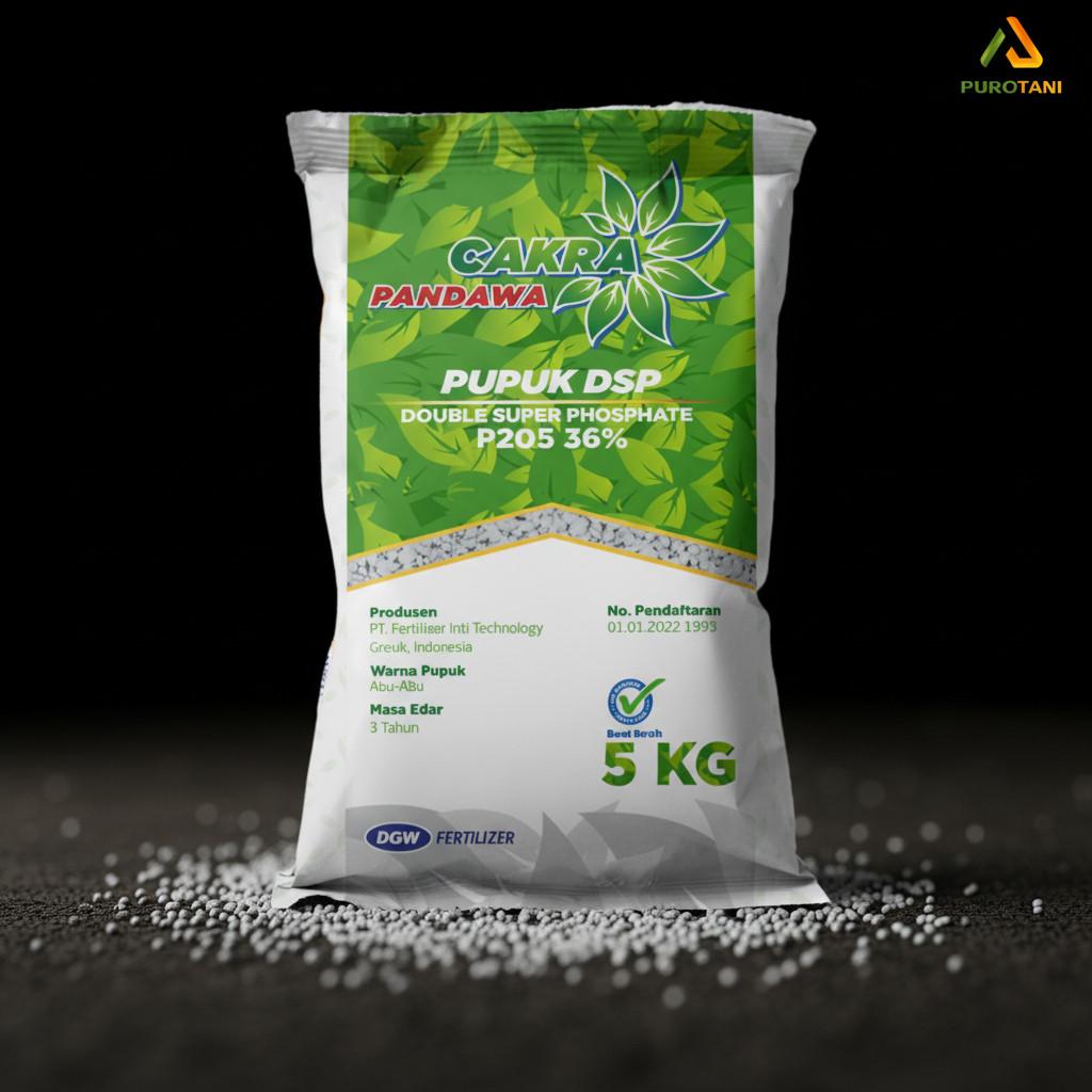 Pupuk SP 36 DSP Cakra Pandawa P2O5 36% DGW 5 kg
