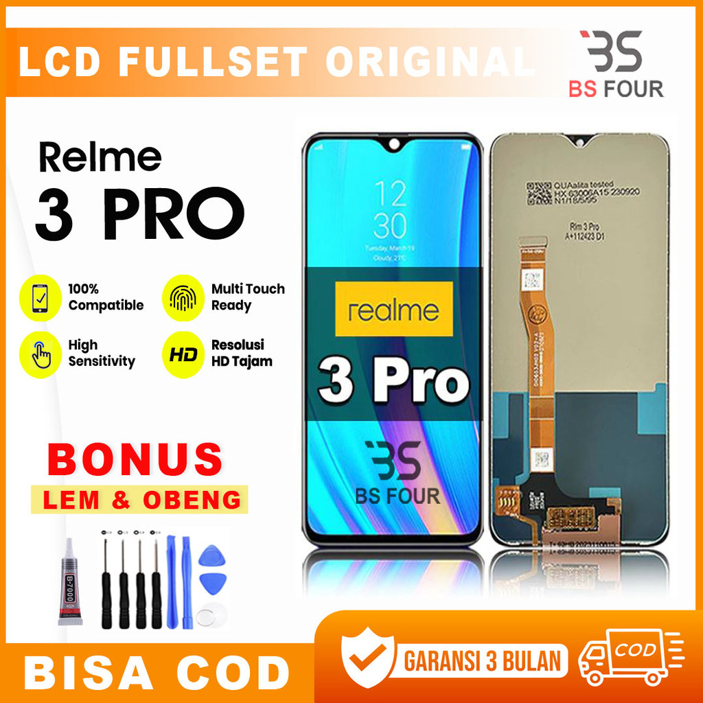 LCD Realme 3 PRO Original Touchscreen Fullset COD